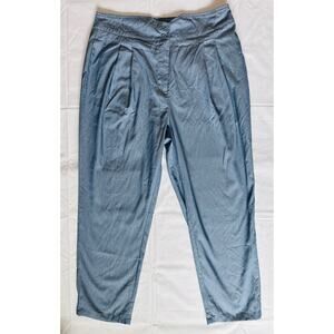 Emery Rose Women’s Light Blue Soft Wide-leg Pants- size 1XL